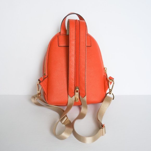 Michael Kors Erin Small Convertible Backpack Orange Tangerine main image 10